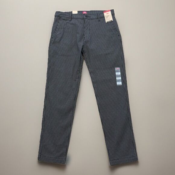 Levi's Other - NEW Levis XX Chino Standard Taper Mens 33x32 Black Plaid Stretch Pants